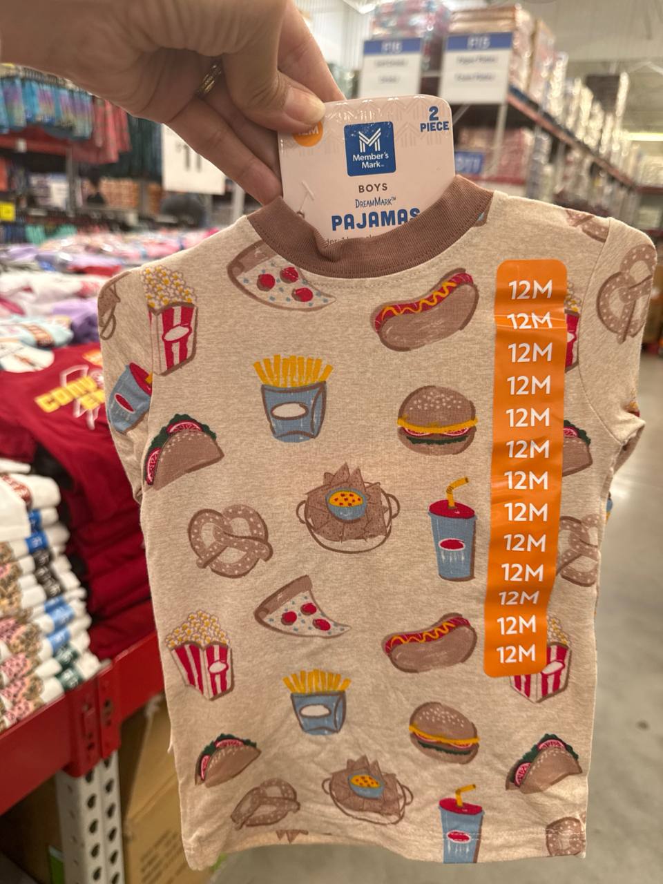 conjunto Member’s    2 peças  pijama longo Boy