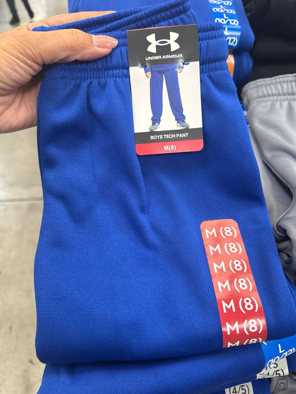 calça com fleece Under Boys