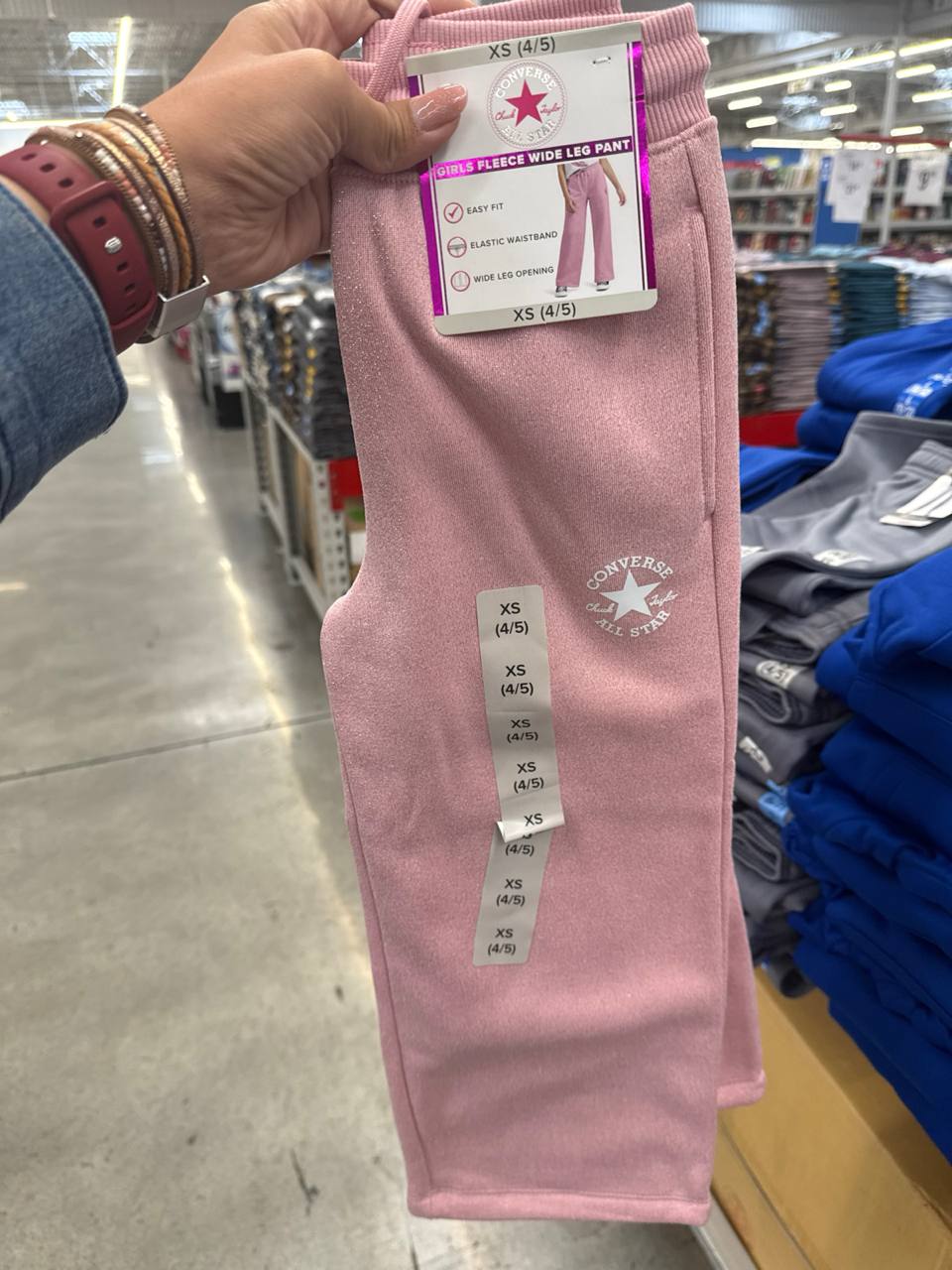 calça com  fleece Converse