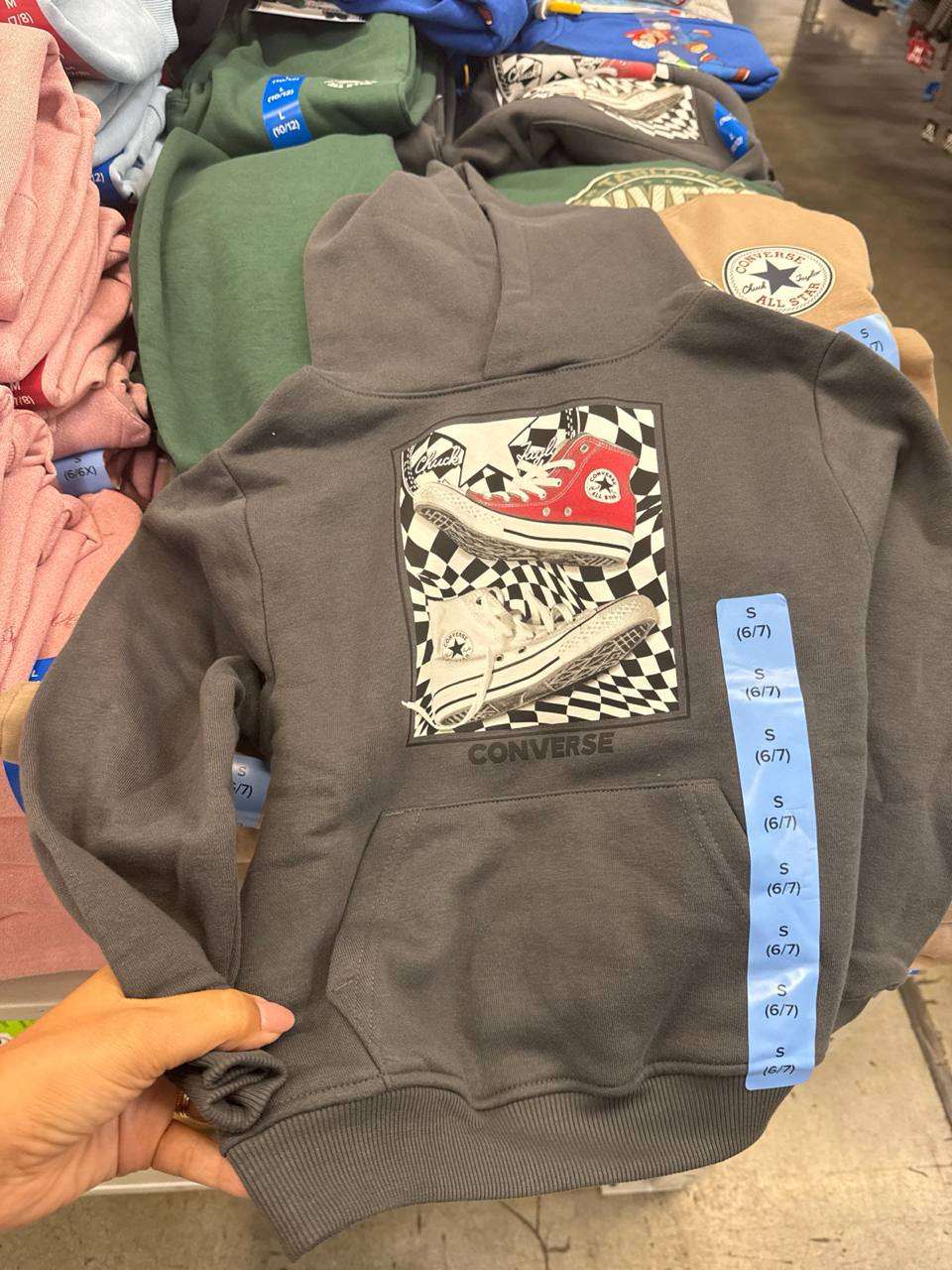 blusa com capuz  e fleece Converse