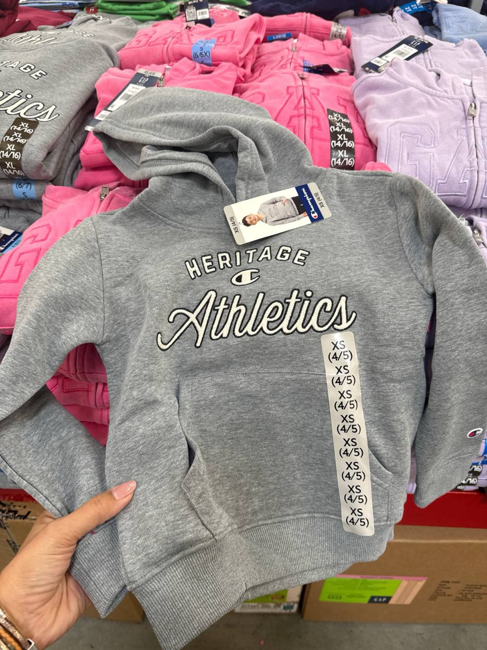 blusa com capuz  e fleece champion