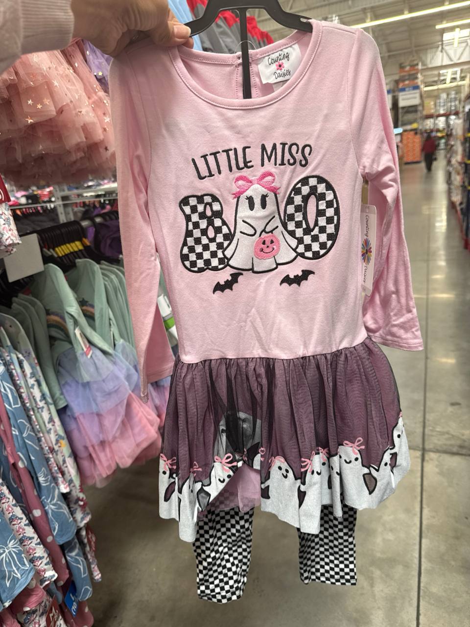 2 pcs vestido e calça Haloween