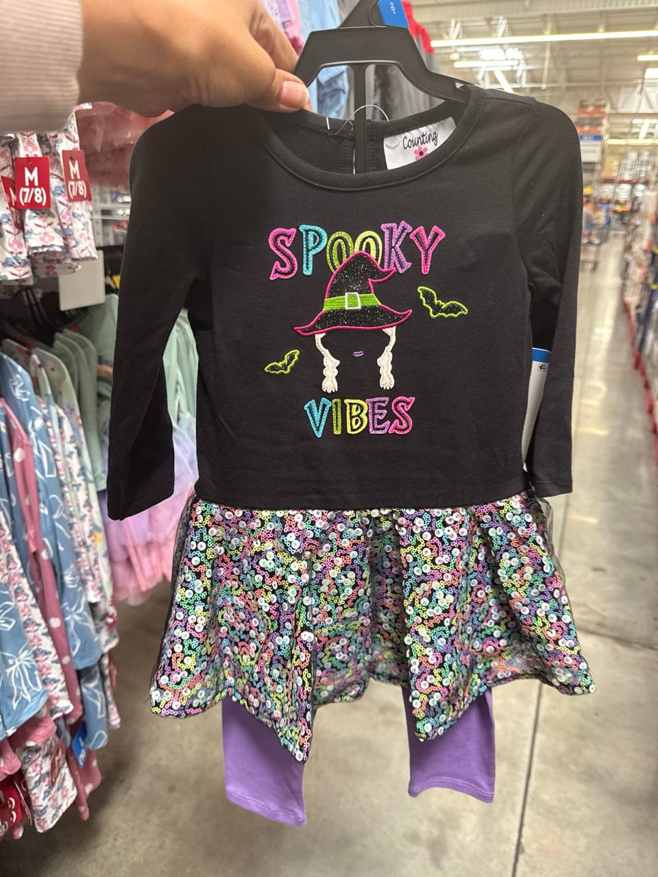 2 pcs vestido e calça Haloween