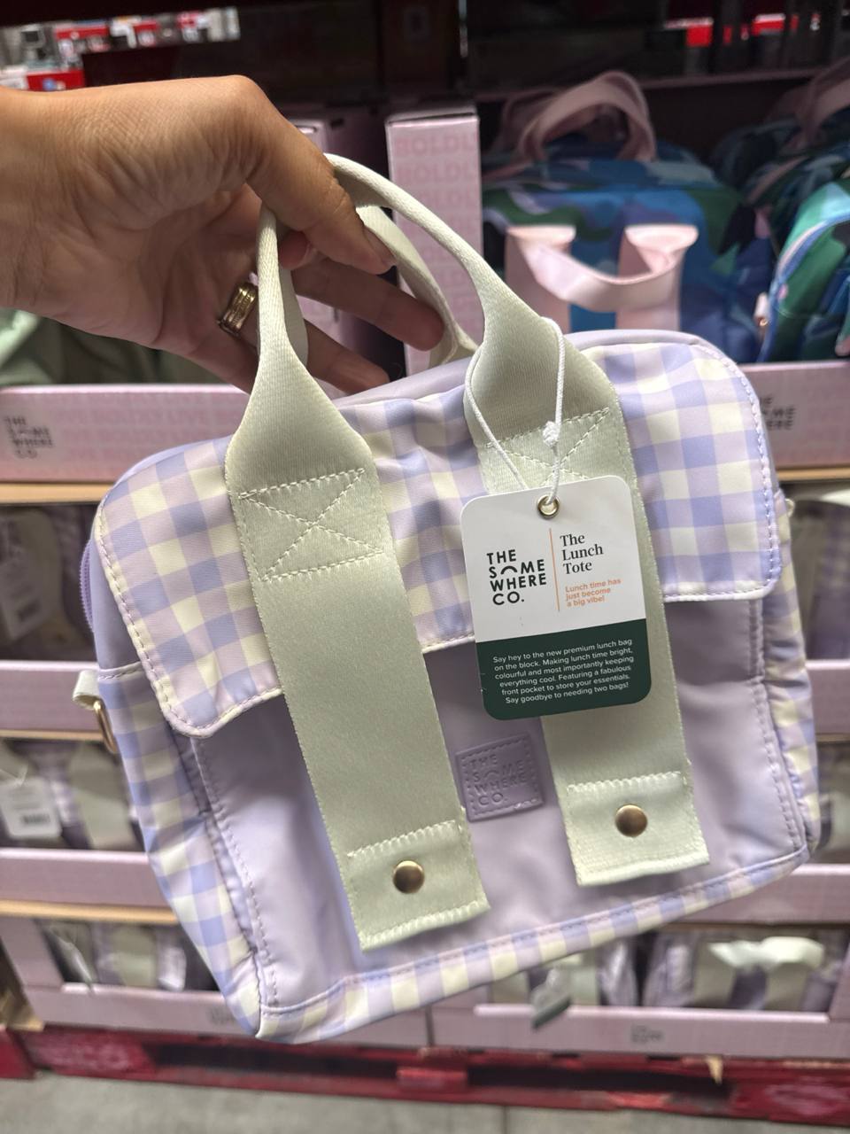 lancheira com alça extra