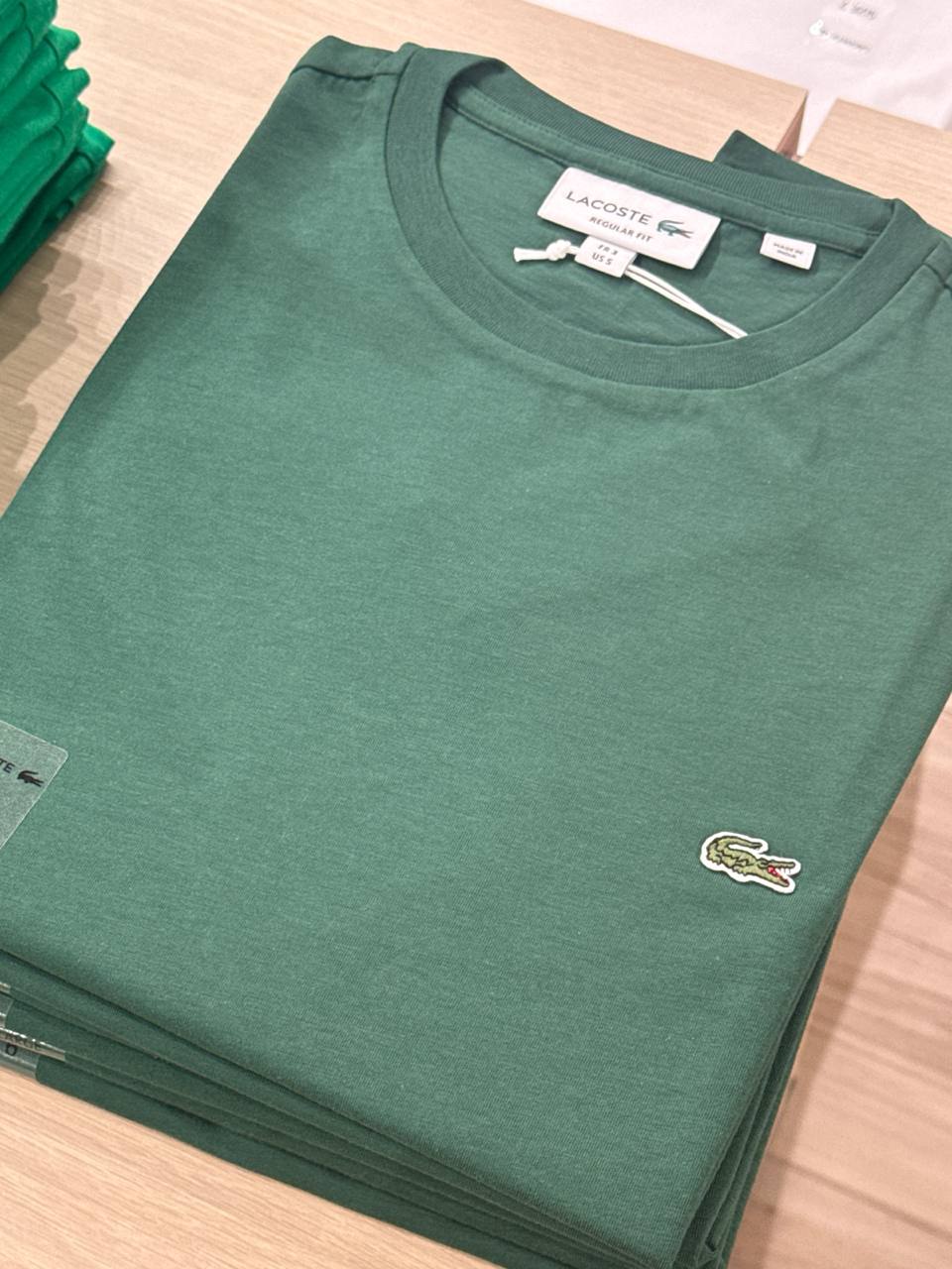 camiseta manga curta regular fit  cor única