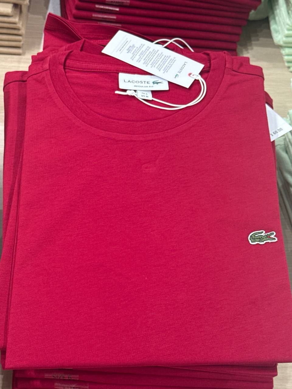 camiseta manga curta regular fit  cor única