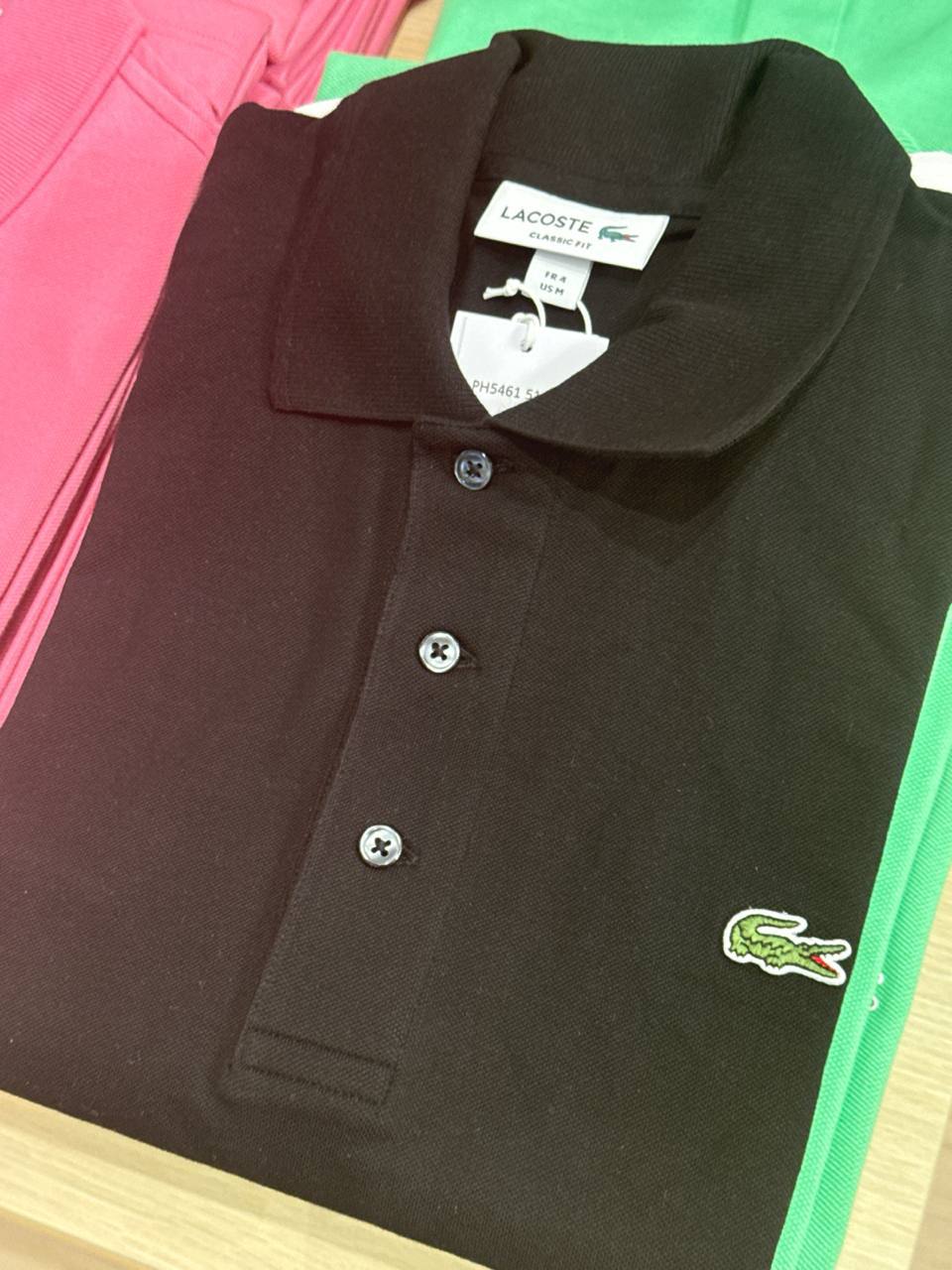 camiseta polo manga curta classic fit