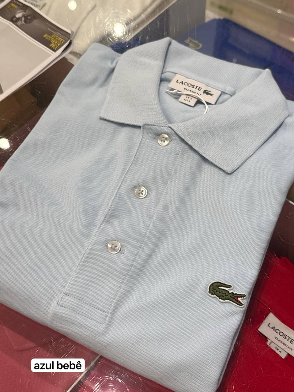 camiseta polo manga curta classic fit