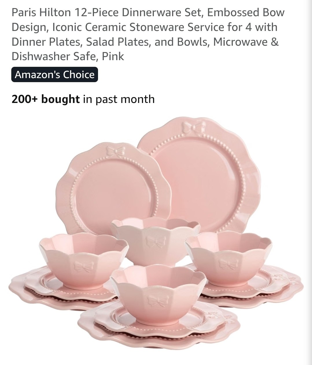 Dinnerware Set