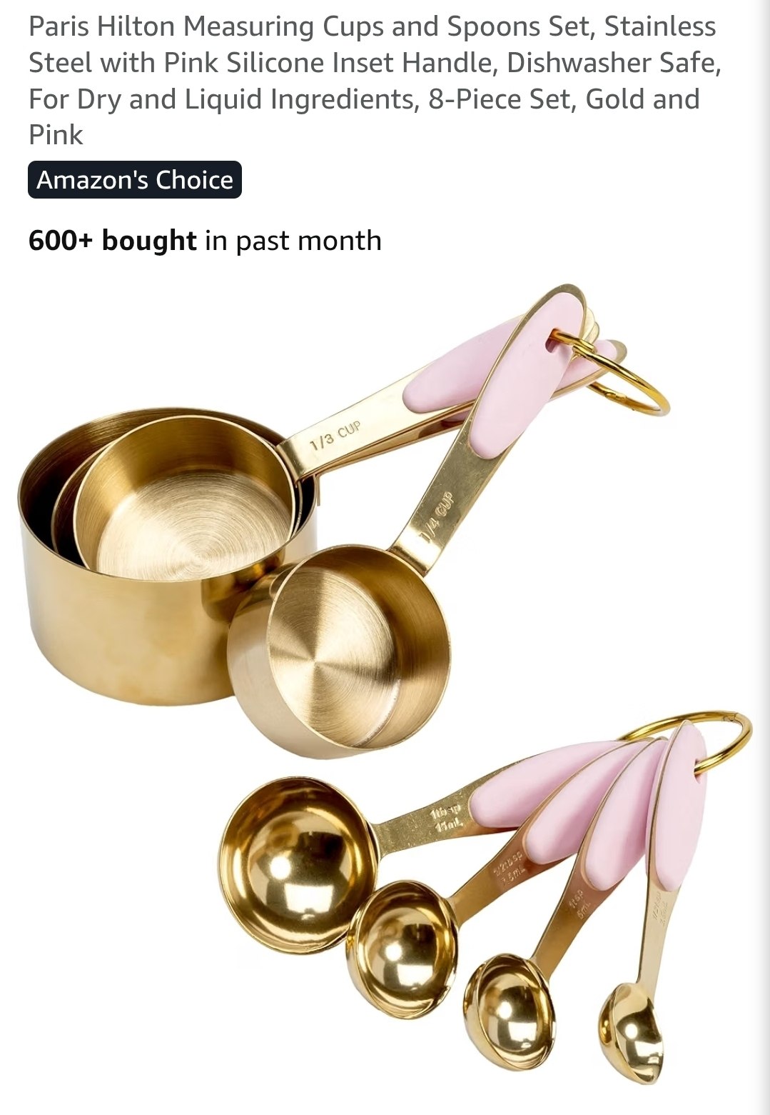 Measuring Cups and Spoons Set