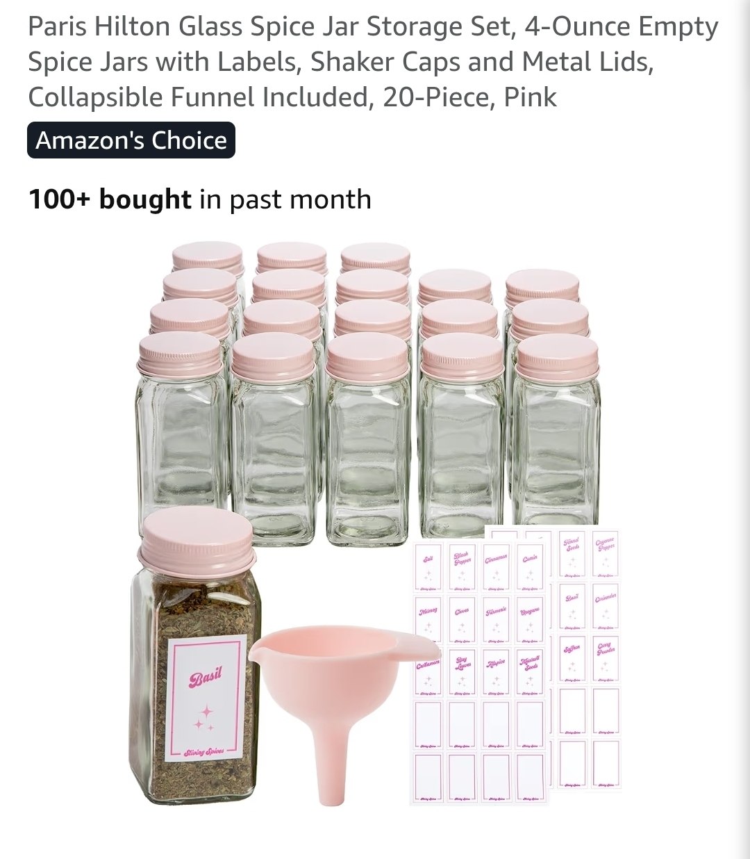 Jar Storage Set