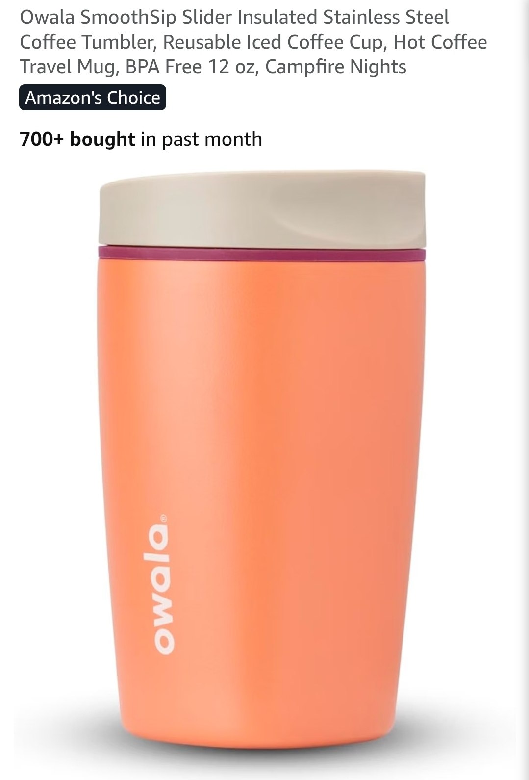 Coffee Tumbler
