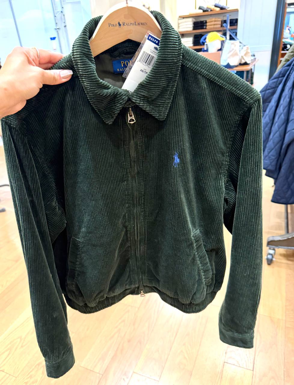 Blusa com Ziper Veludo Cotelê