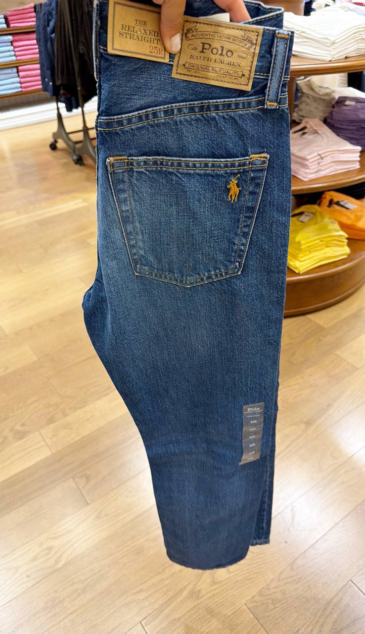 Calça Relaxed Straight Denim