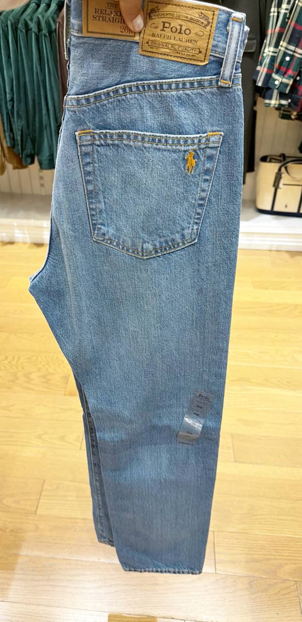 Calça Relaxed Straight Denim