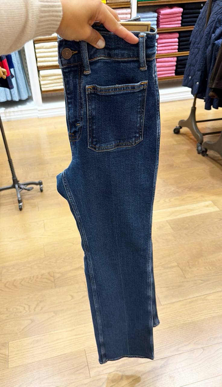 Calça HIGH-Rise Boot Cut Denim