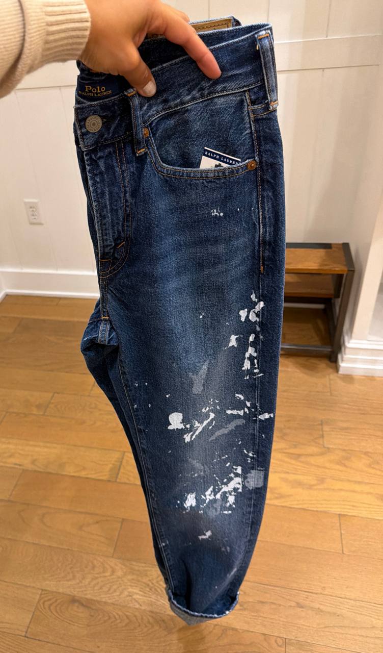 Calça Relaxed Straight Denim