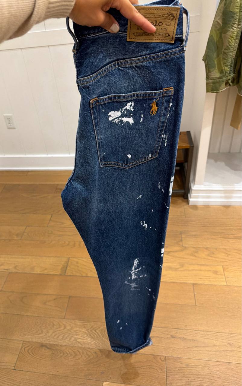 Calça Relaxed Straight Denim