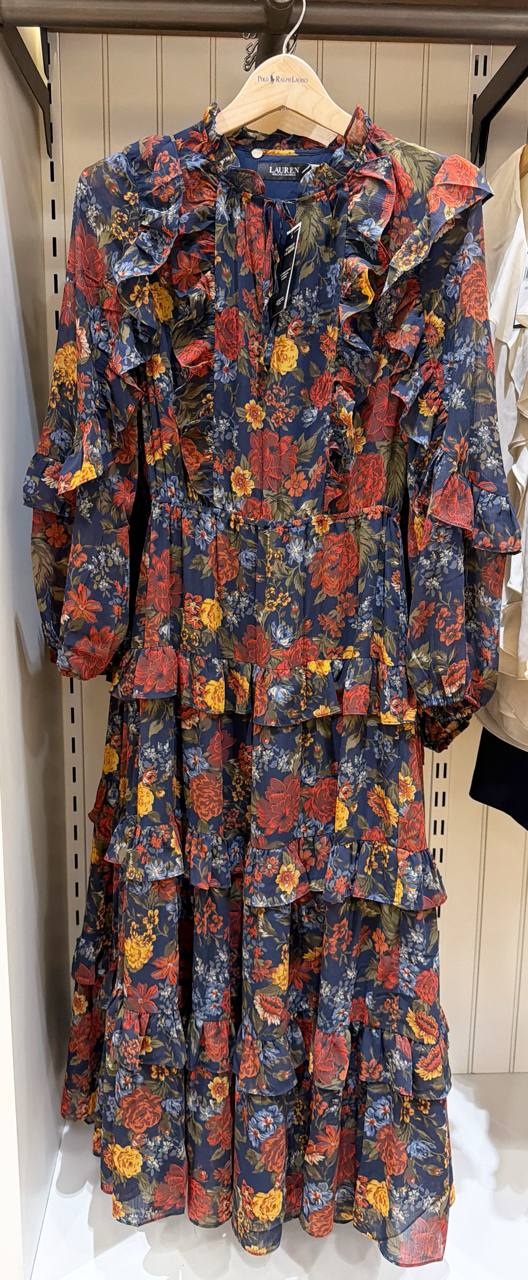 Vestido Longo Manga Longa