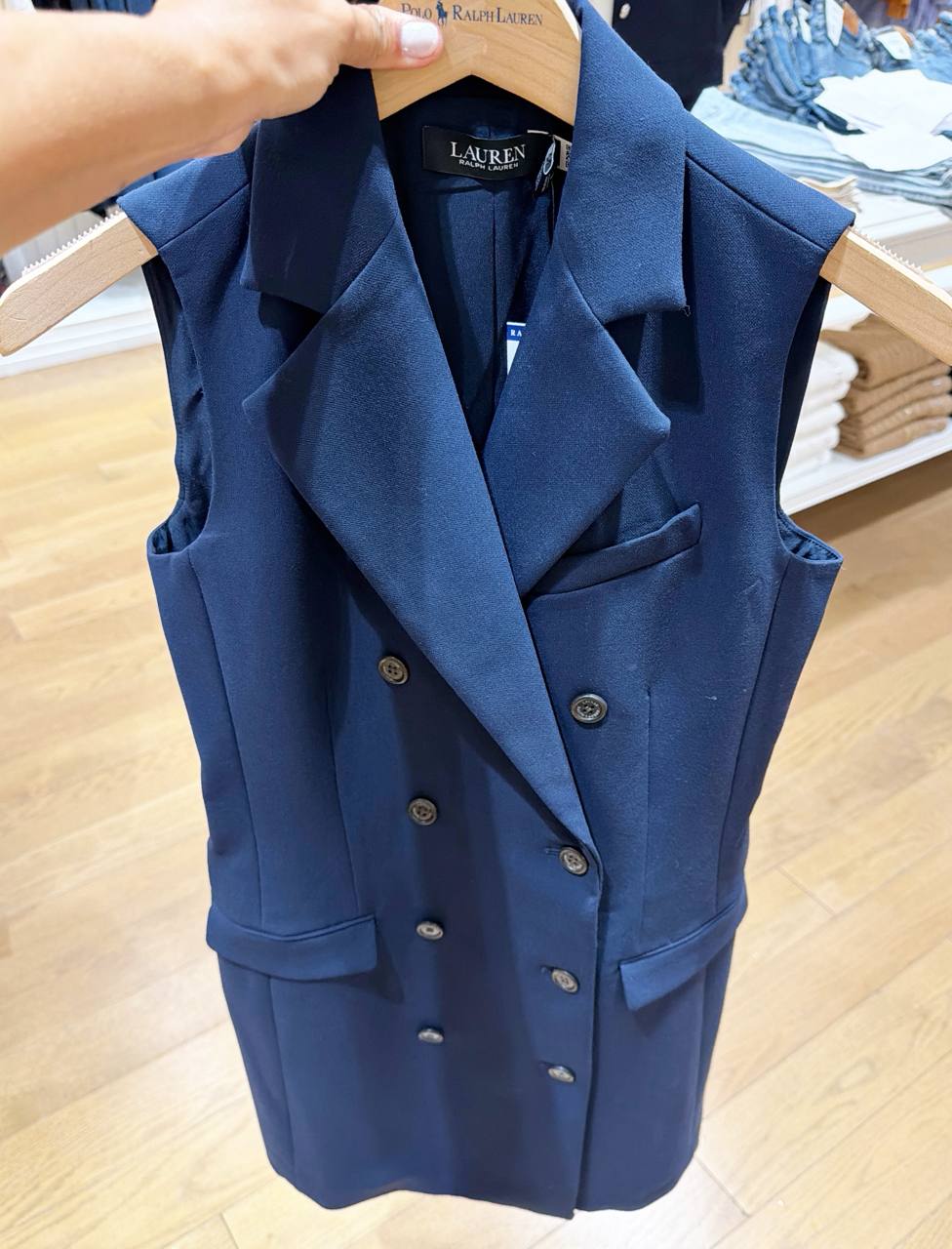 Vestido Colete de Crepe