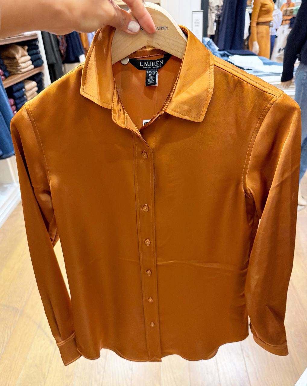 Camisa Acetinada