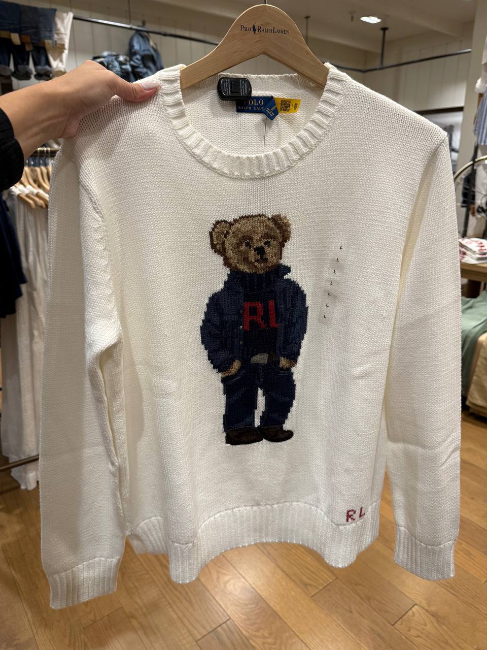 Bear suéter fechado