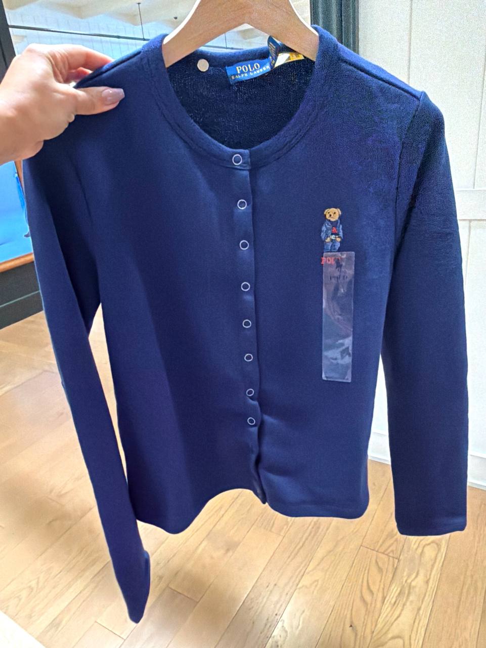 Blusa manga longa com botões