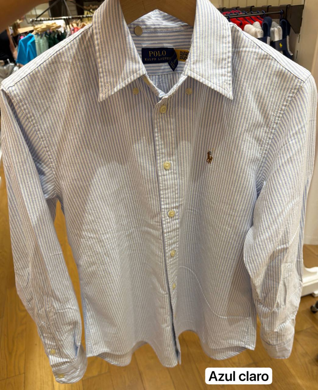 camisa oxford classic fit