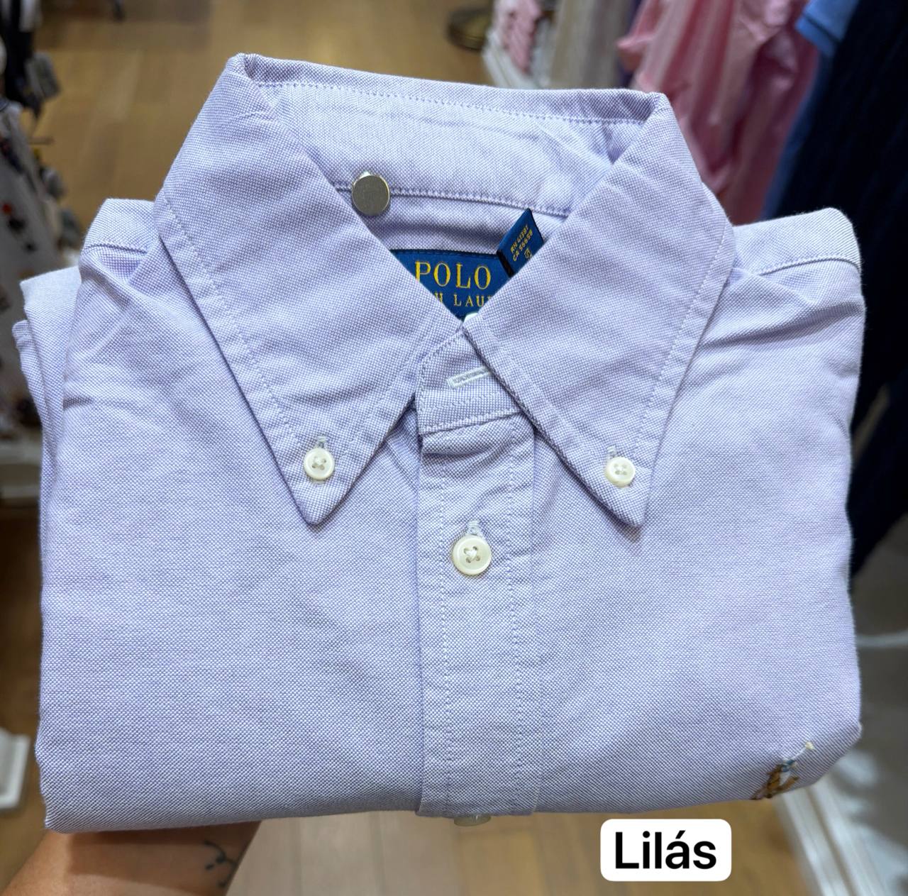 camisa oxford classic fit