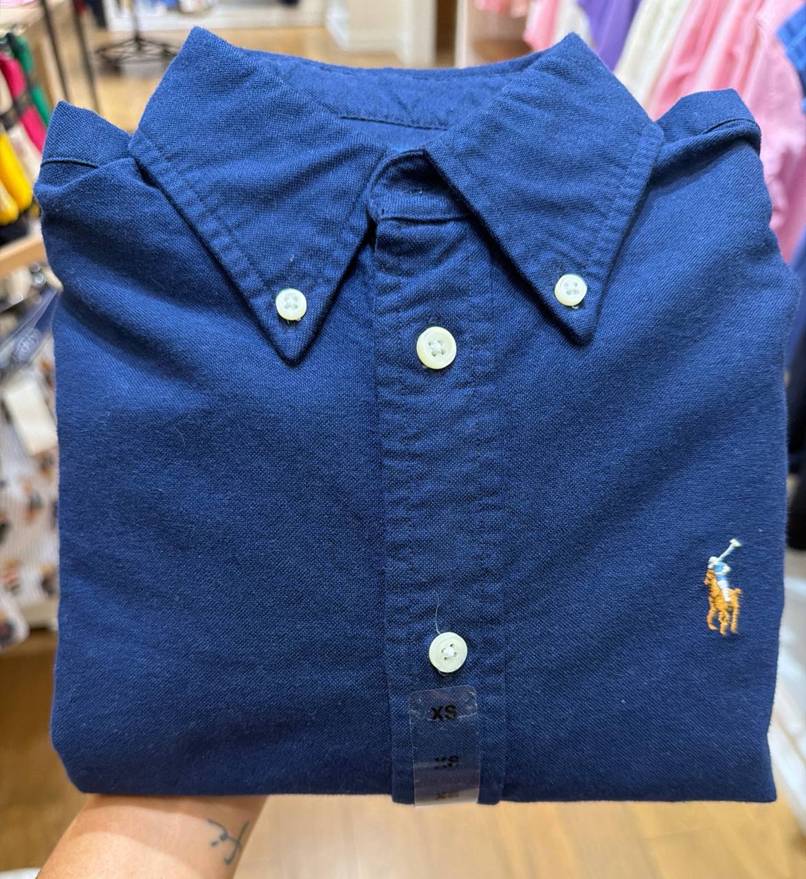 camisa oxford classic fit