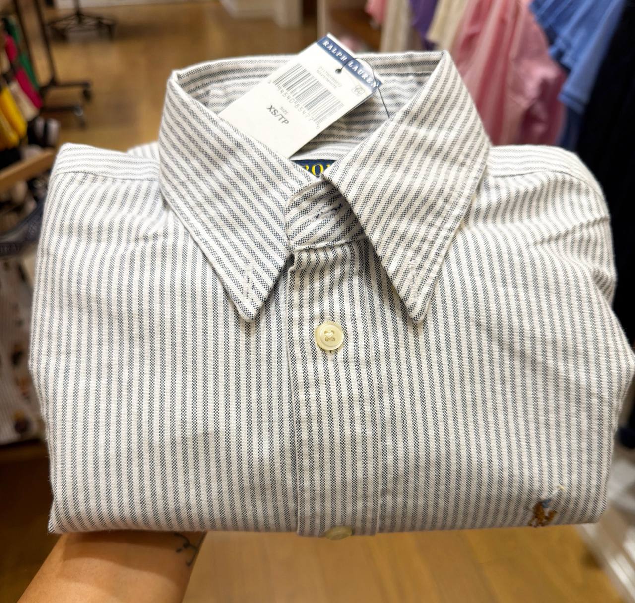 camisa oxford classic fit