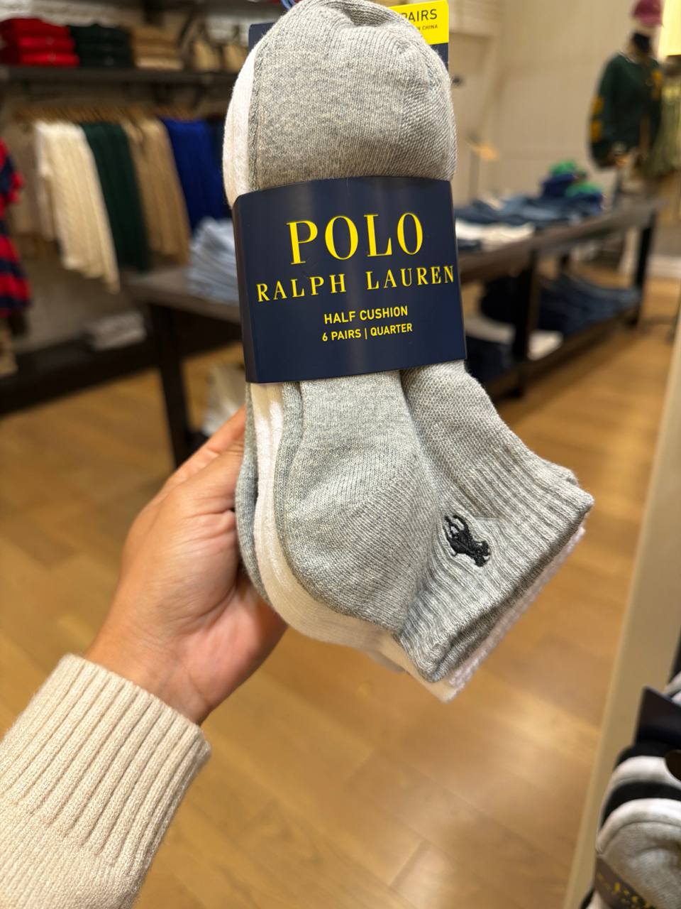 Kit 6 pares de meia