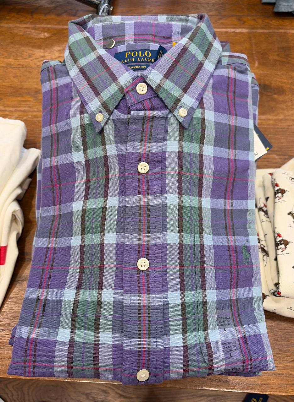 camisa classic fit manga longa