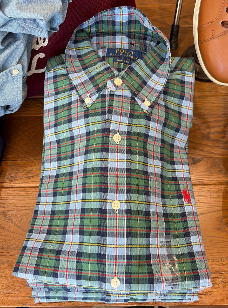 camisa classic fit manga longa