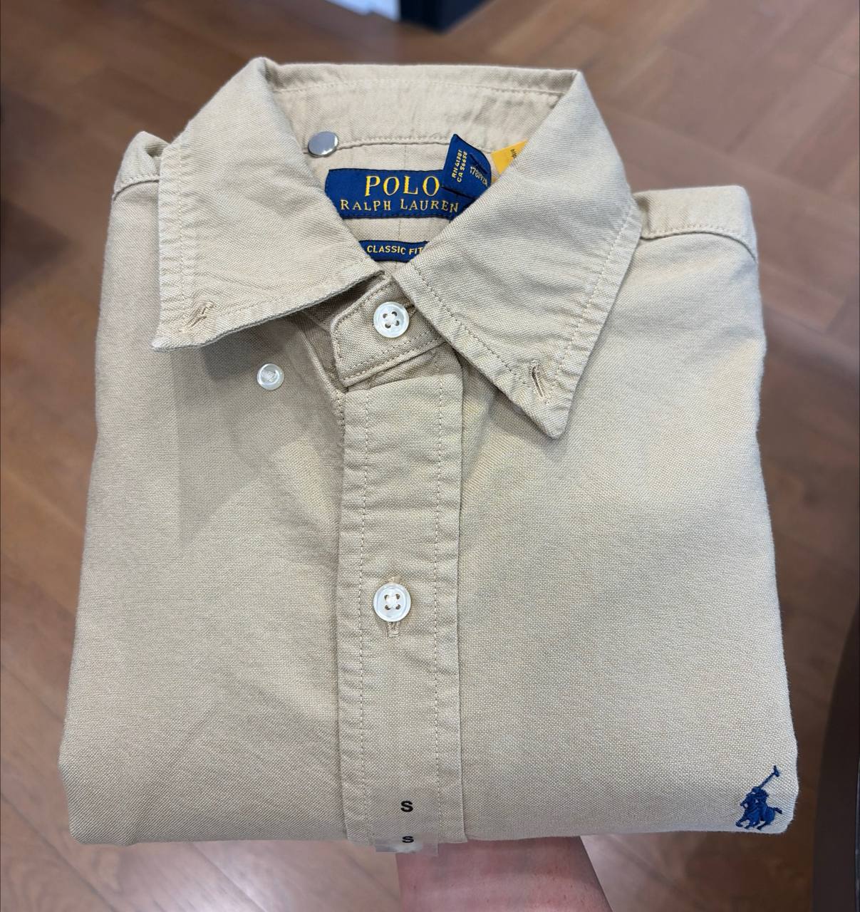 camisa classic fit manga longa