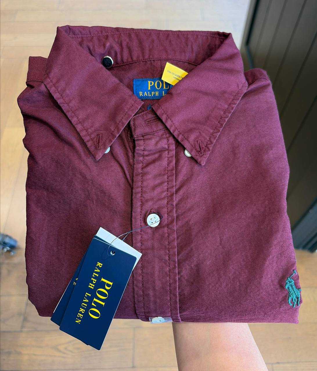 camisa classic fit manga longa