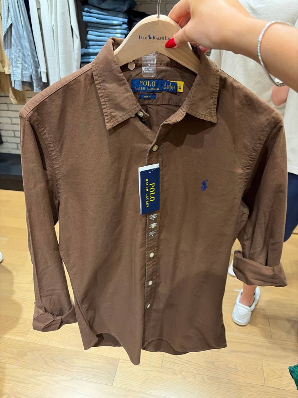 Camisa slim-Fit manga longa