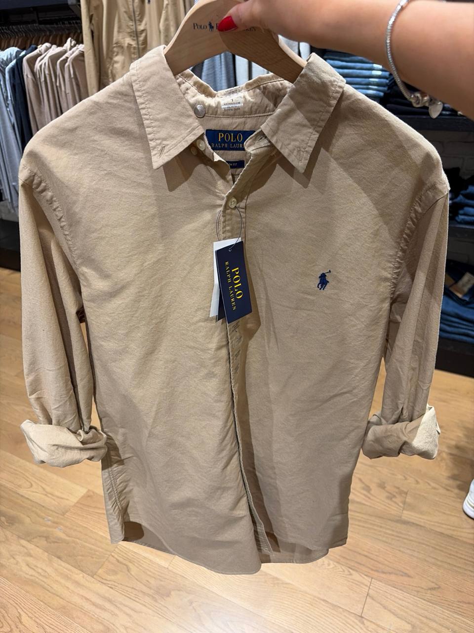 Camisa slim-Fit manga longa