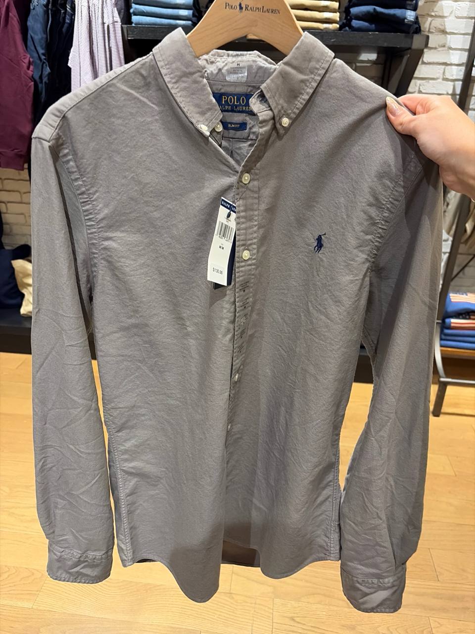Camisa slim-Fit manga longa