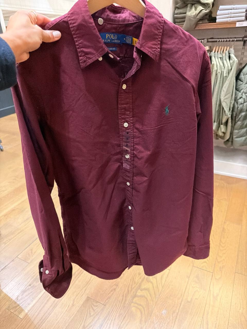 Camisa slim-Fit manga longa