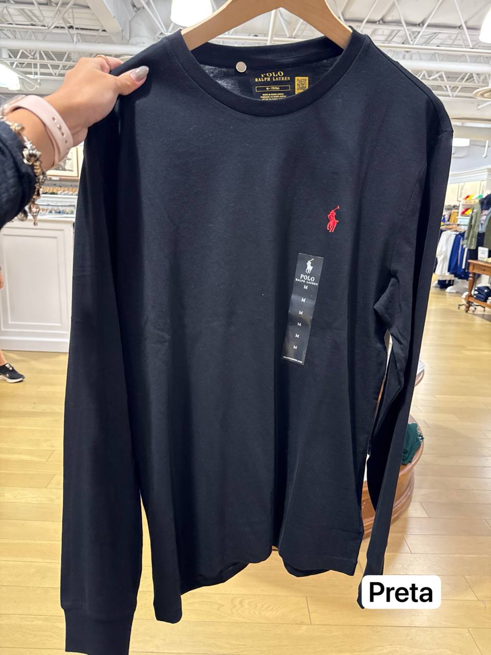 blusa manga longa