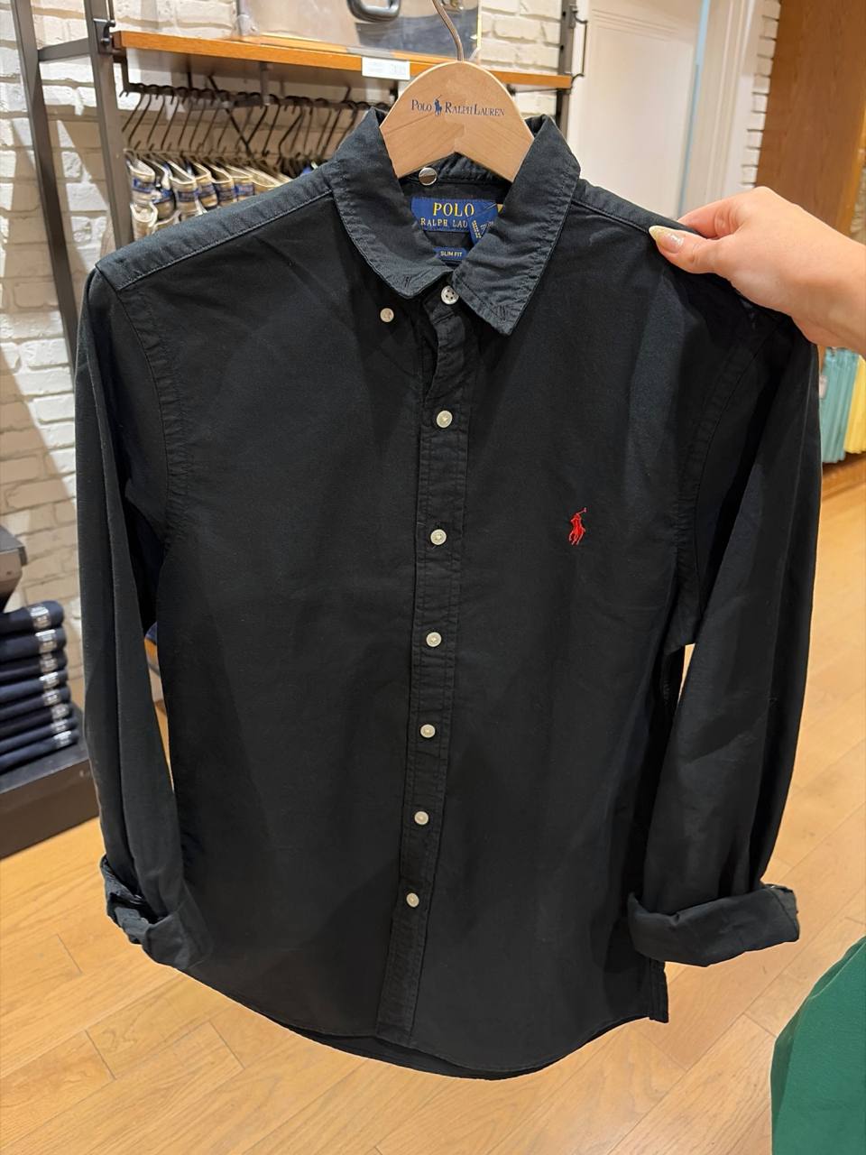 Camisa slim-Fit manga longa