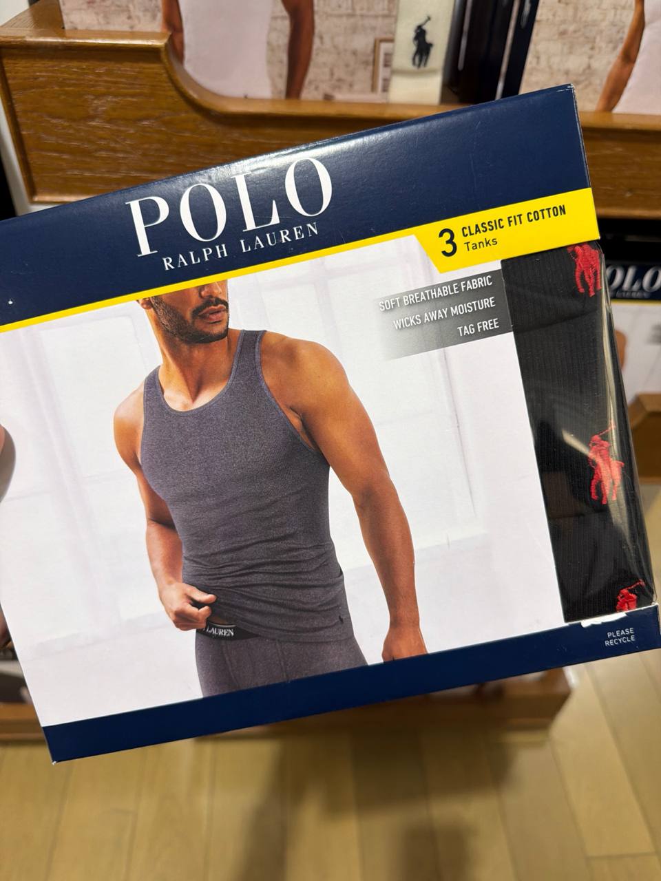 kit 3 Regatas underwear