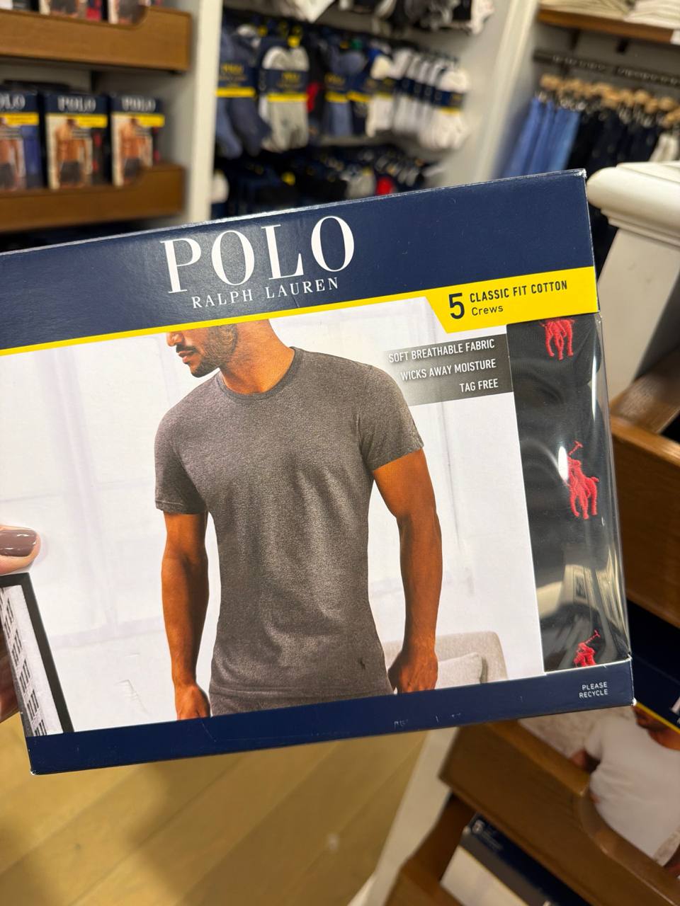 kit 5 camisetas underwear
