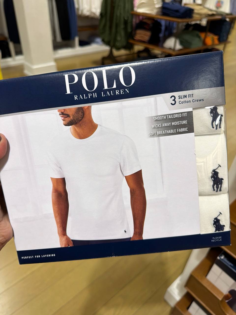 kit 3 camisetas Slim Fit underwear