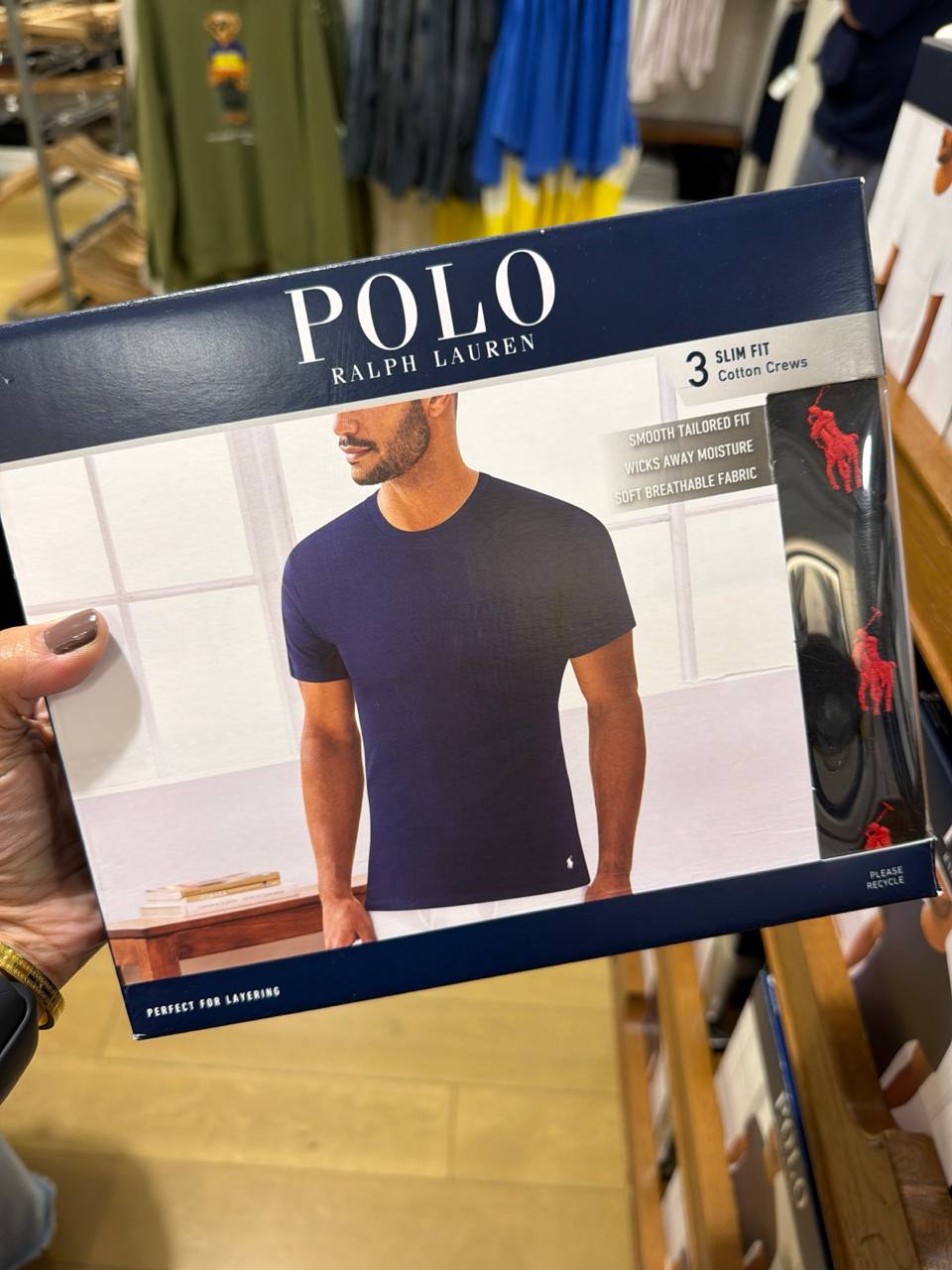 kit 3 camisetas Slim Fit underwear