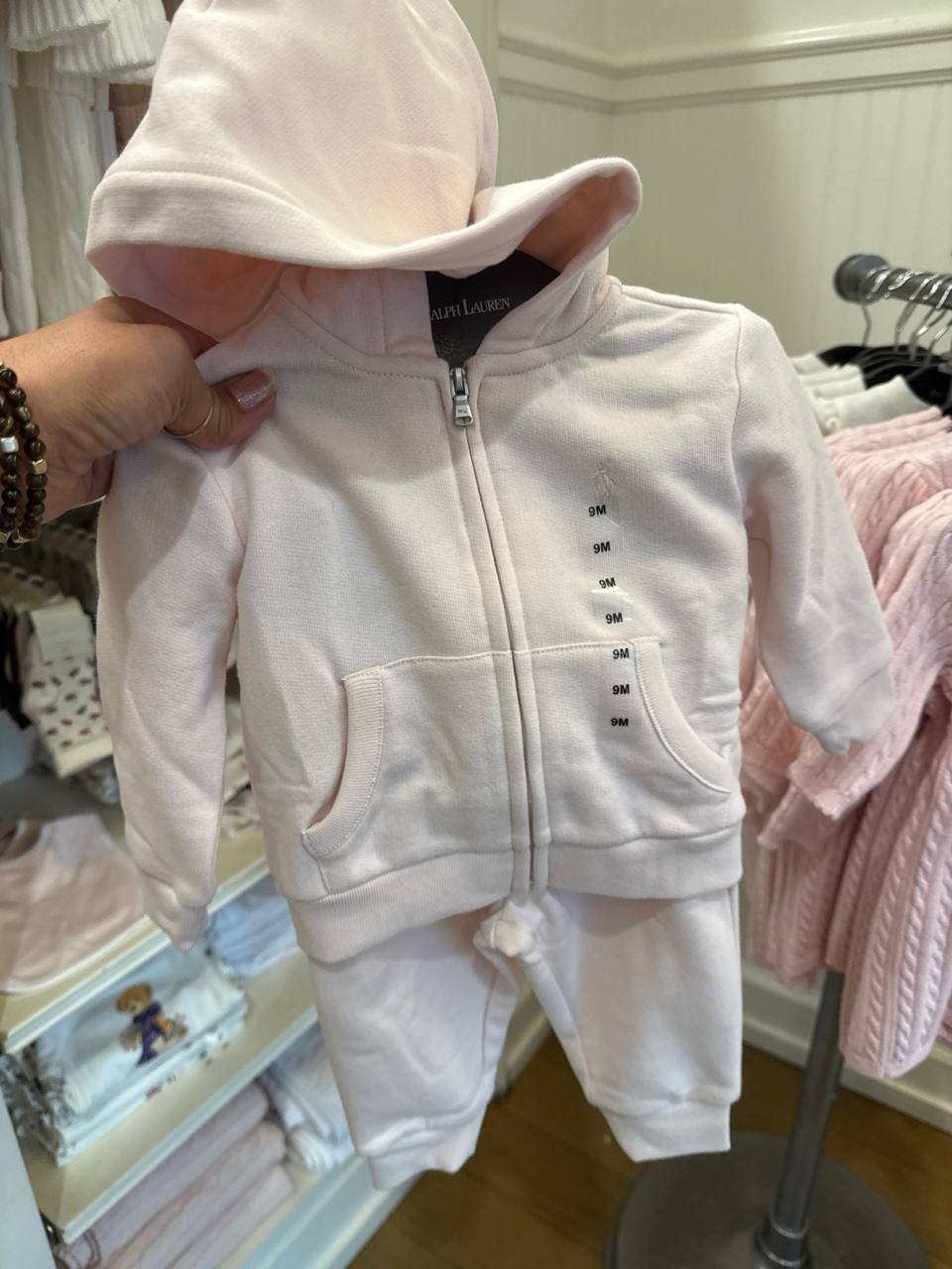 BABY GIRL conjunto moletom