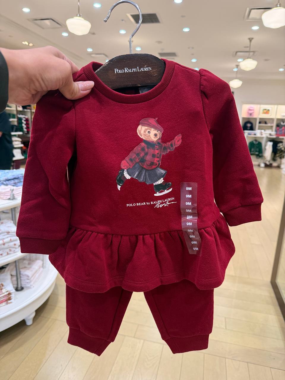 BABY GIRL conjunto moletom
com fleece   BEAR