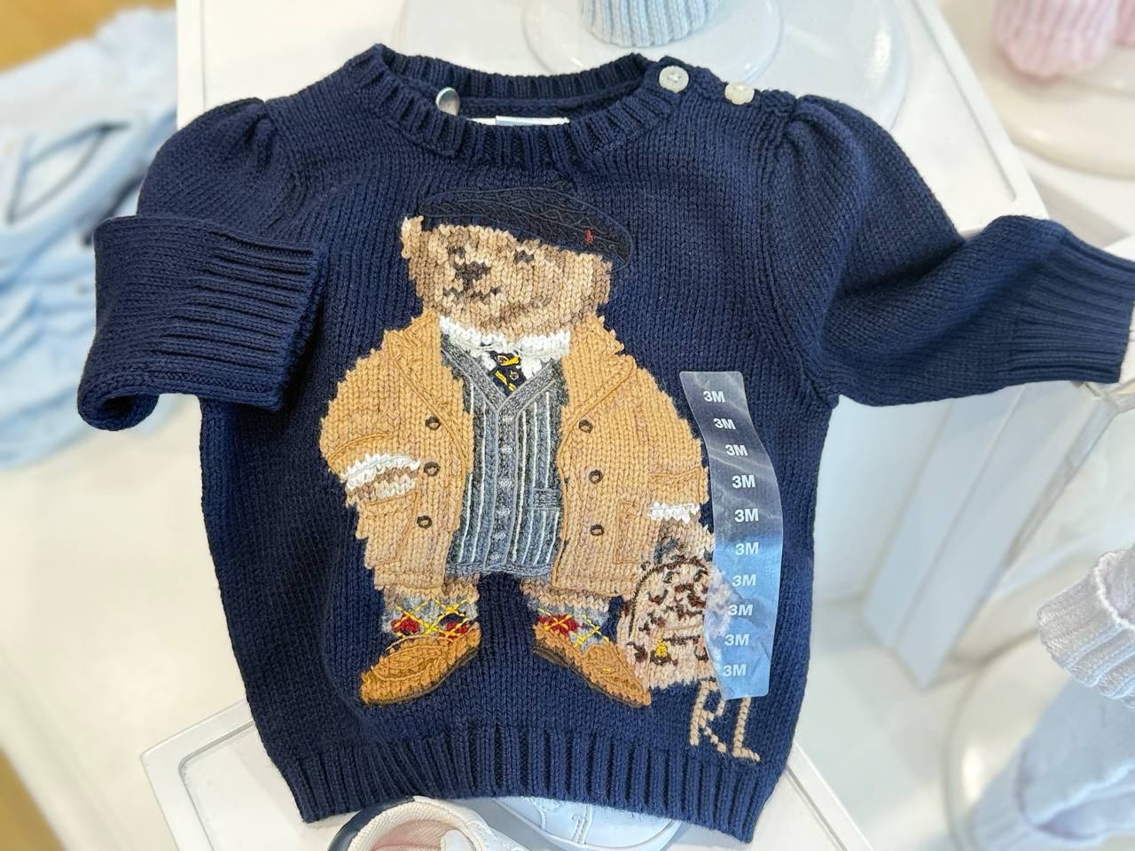 BABY GIRL suéter Bear