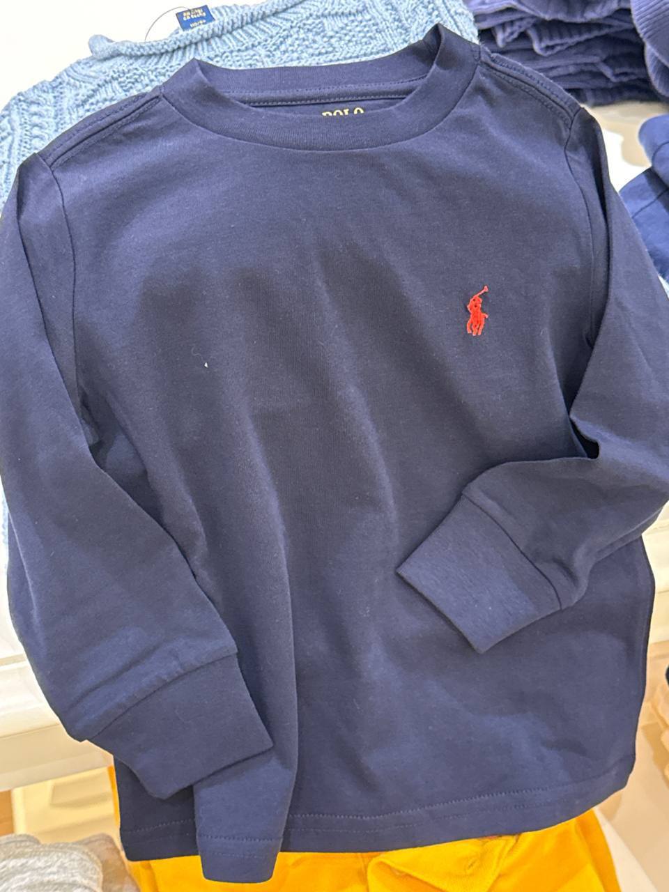 Camiseta Manga longa  cor única